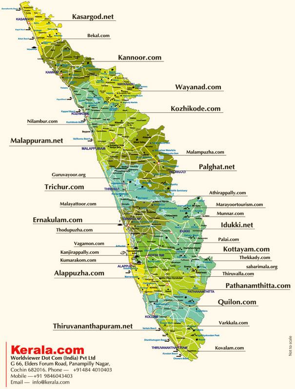 kerala map